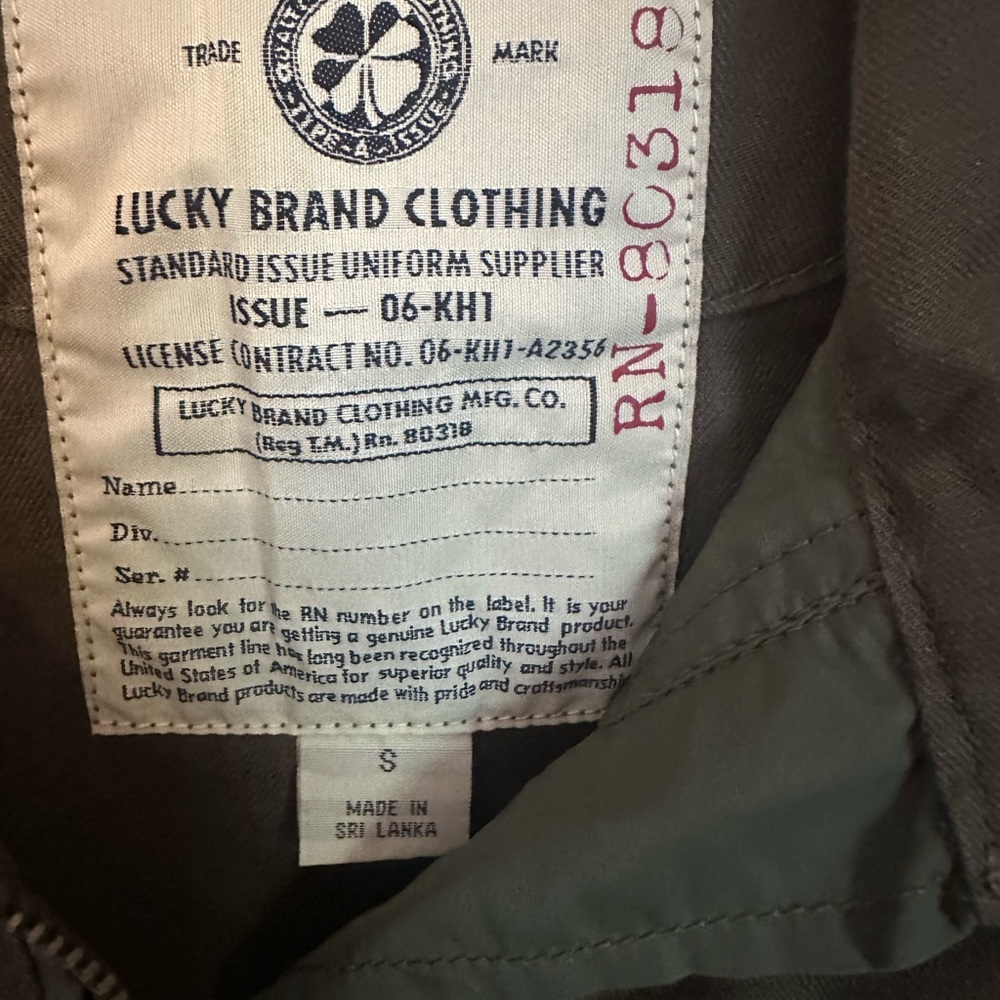 Lucky Brand two toned Olive Green Women's Jacket - Picture 2 of 4